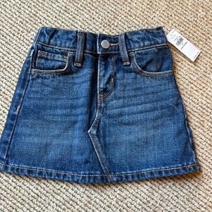 NWT Old Navy 2T adjustable waist denim skirt